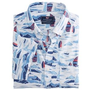 Vineyard Vines Classic Fit Short Sleeve Murray Shirt